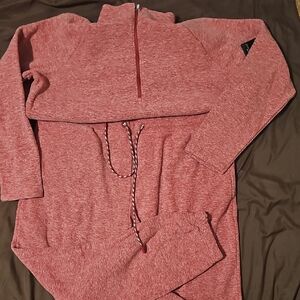 Eddie Bauer Red Fleece Pullover and Joggers
